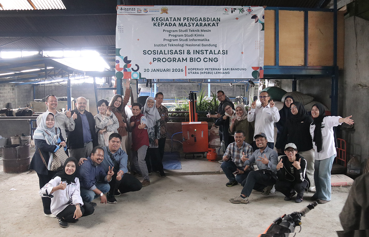 Itenas Dorong Pemanfaatan Energi Terbarukan melalui PkM Sosialisasi dan Instalasi Program Bio CNG di KPSBU Lembang