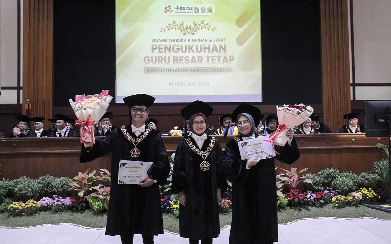 Kukuhkan Dua Guru Besar Tetap, Itenas Bandung Mantapkan Langkah Menuju Perguruan Tinggi Kelas Dunia