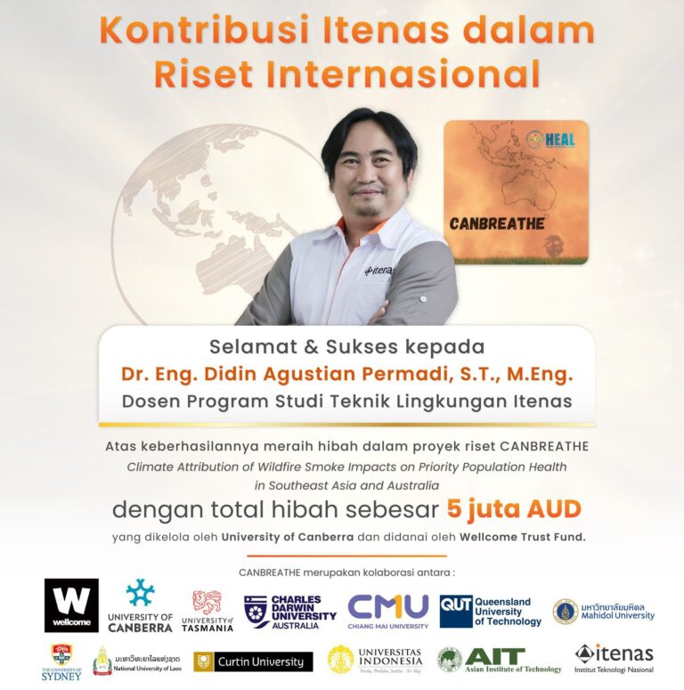 Dosen Teknik Lingkungan Itenas Terlibat dalam Proyek Riset Internasional tentang Dampak Asap Kebakaran Hutan terhadap Kesehatan