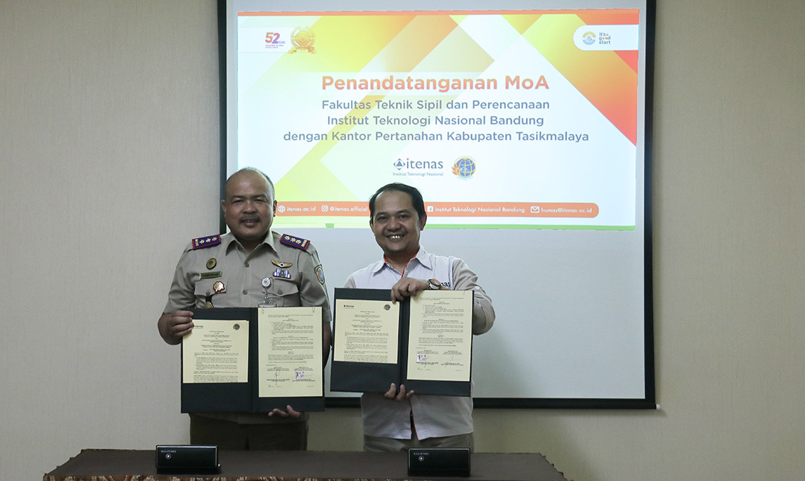 FTSP Itenas Tandatangani MoA dengan Kantor Pertanahan Kabupaten Tasikmalaya