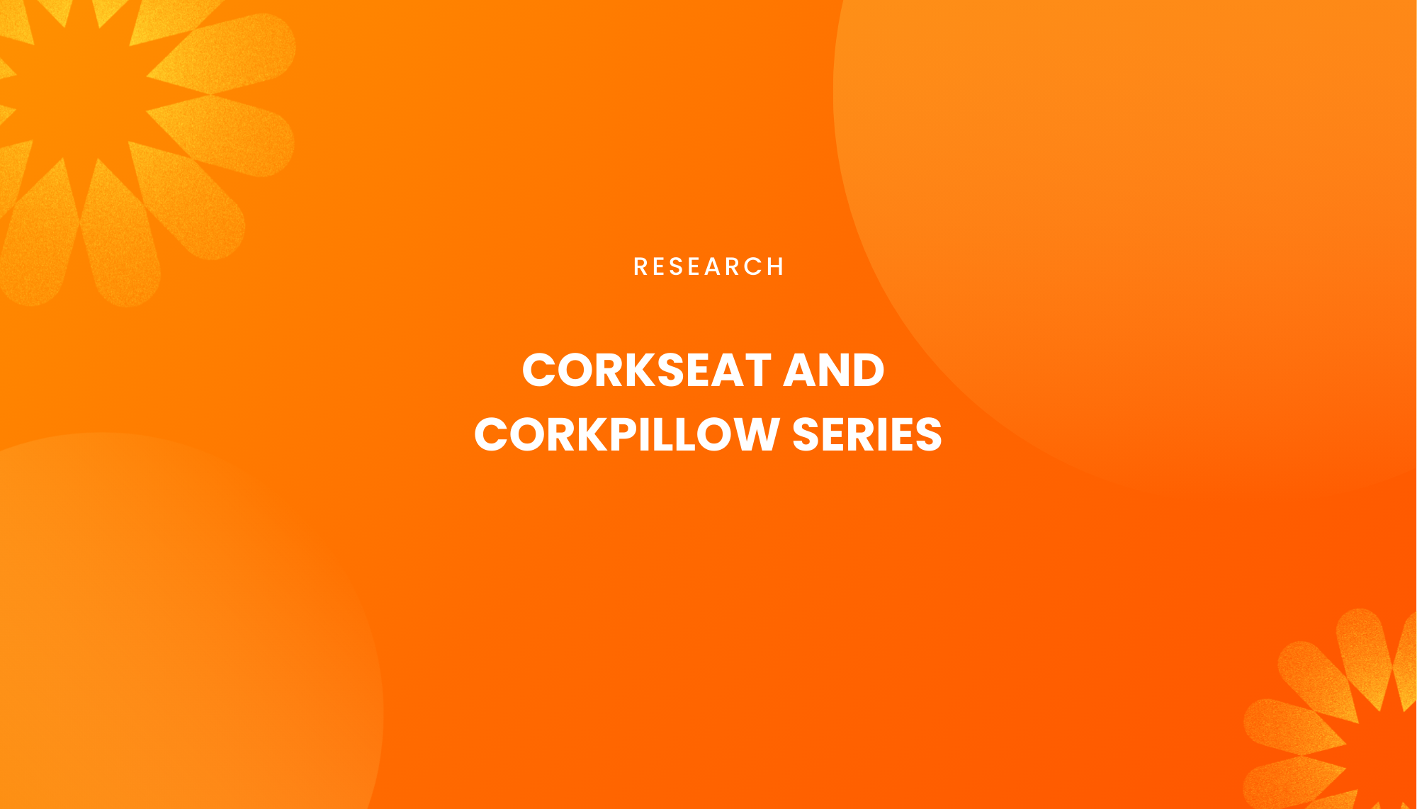 CORKSEAT AND CORKPILLOW SERIES - Institut Teknologi Nasional Bandung