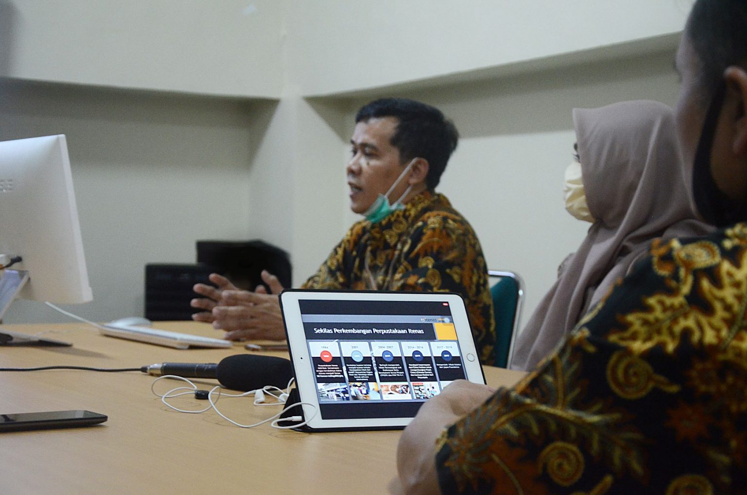 Visitasi Akreditasi Virtual Perpustakaan Itenas Itenas