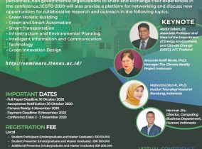 2nd International Conference on Green Technology and Design 2th – 3th, December 2020, Institut Teknologi Nasional