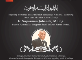 Mengenang Ir. Suparman Juhanda, M.Eng., Dosen Purnabakti Program Studi Teknik Kimia Itenas
