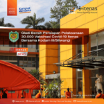 Gladi Bersih Pelaksanaan 30.000 VAKSINASI COVID-19 ITENAS BERSAMA KODAM III/SLW