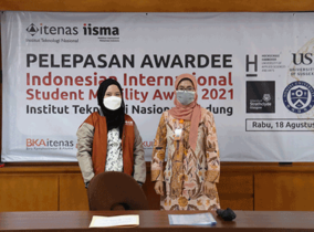 Pelepasan Peserta Program Indonesian International Student Mobility Award 2021: 4 Mahasiswa Itenas Bandung Siap Belajar di Luar Negeri