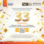 Itenas Bandung Menduduki Peringkat 33 Perguruan Tinggi Terbaik Se-Indonesia Versi QS AUR 2022