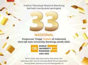 Itenas Bandung Menduduki Peringkat 33 Perguruan Tinggi Terbaik Se-Indonesia Versi QS AUR 2022