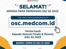 Itenas dan Medcom.id Memberikan Beasiswa Penuh Kepada Mahasiswa yang Melanjutkan ke Jenjang Magister Melalui OSC S2 2023