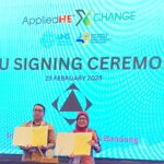 Penandatanganan MoU antara Itenas dan UNS dalam AppliedHE Xchange: UNS @ Bali 2025